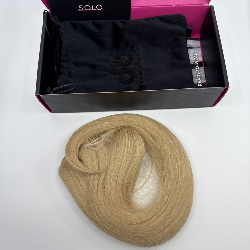Donna Bella Halo 18" Hair Extensions Light Blonde Straight (155g) NEW Open Box - Picture 4 of 7